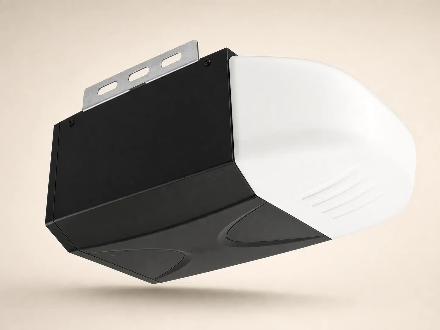 Illustrative rendering of the black and white Guardian 415-3T opener motor unit