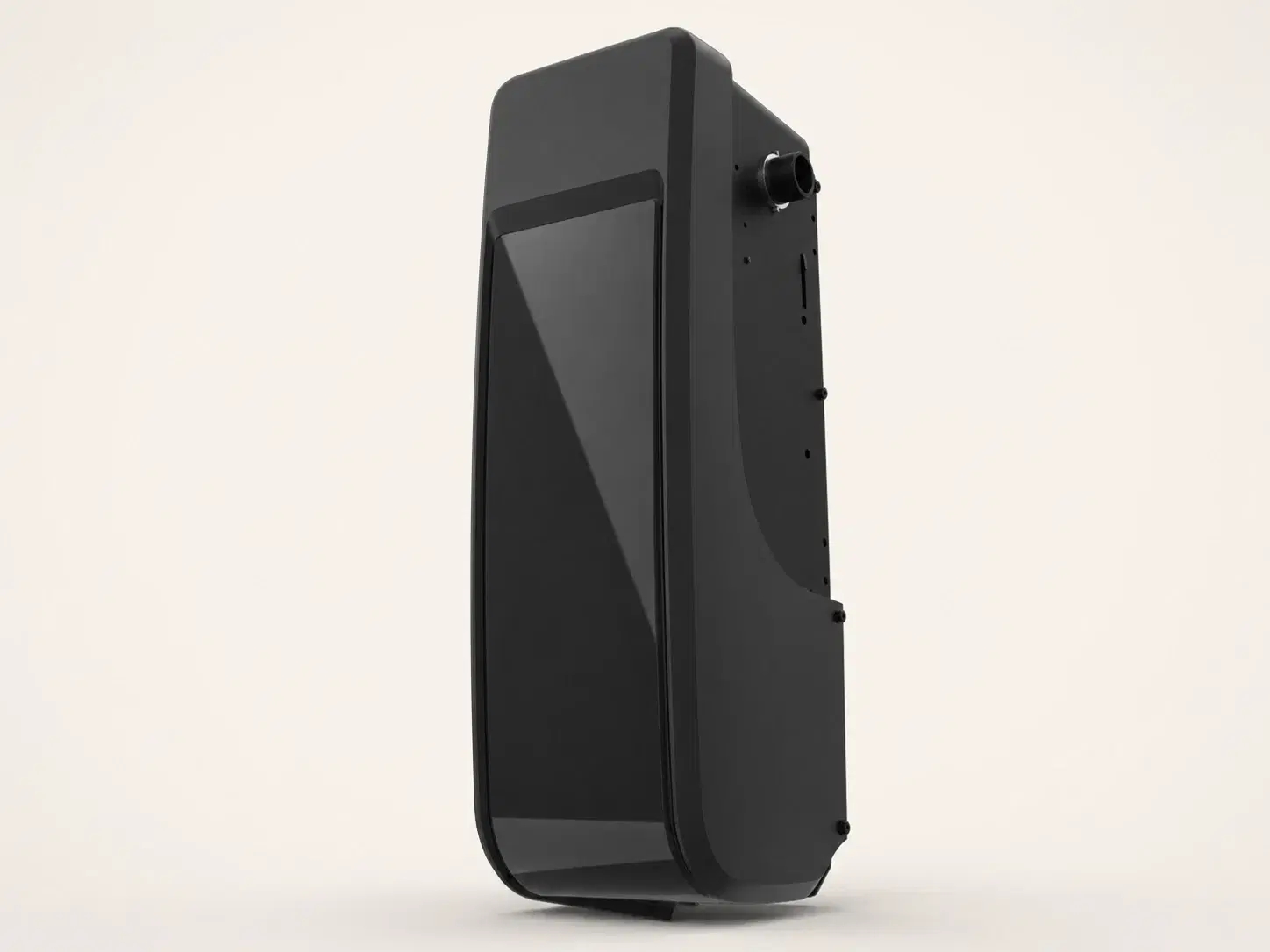 Illustrative rendering of the tall black LiftMaster 98022 wall-mount opener